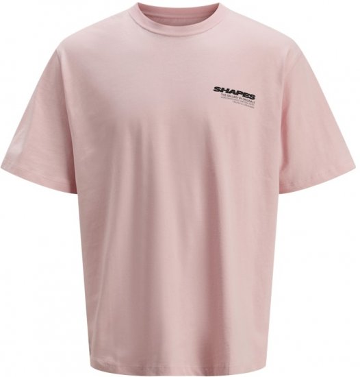 Jack & Jones Fold Crew Neck T-Shirt Tickled Pink - T-skjorter - Store T-skjorter - 2XL-14XL
