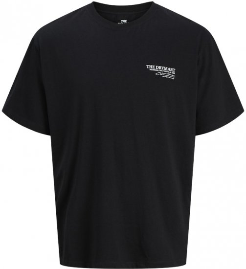Jack & Jones Marina Crew Neck T-Shirt Black - T-skjorter - Store T-skjorter - 2XL-14XL