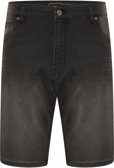 Kam Jeans NUNEZ2 Knitted Denim Stretch Shorts Charcoal - Shorts - Store shorts - W40-W60