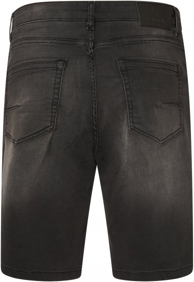 Kam Jeans NUNEZ2 Knitted Denim Stretch Shorts Charcoal - Shorts - Store shorts - W40-W60