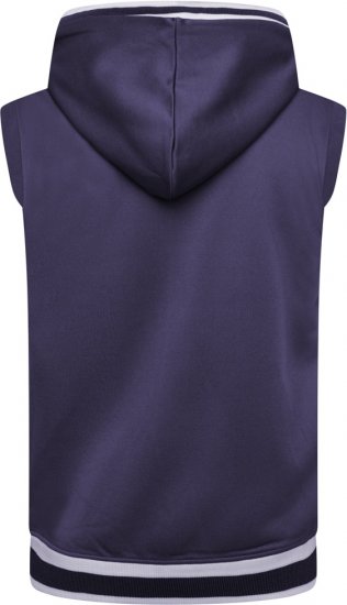 Kam Jeans TS005 Retro Tracky Set (Shorts/Sleeveless Hoodie) Navy - Treningsdrakter - Treningsdrakter/Tracksuits store størrelser herre