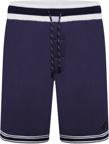 Kam Jeans TS005 Retro Tracky Set (Shorts/Sleeveless Hoodie) Navy - Treningsdrakter - Treningsdrakter/Tracksuits store størrelser herre