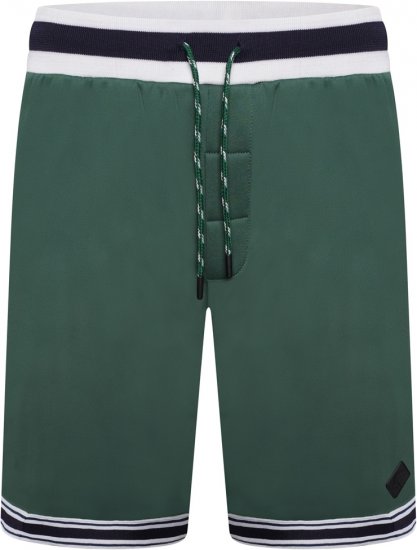 Kam Jeans TS005 Retro Tracky Set (Shorts/Sleeveless Hoodie) Racing Green - Treningsdrakter - Treningsdrakter/Tracksuits store størrelser herre