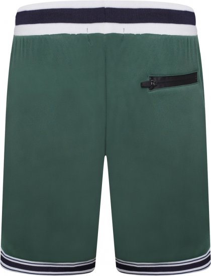 Kam Jeans TS005 Retro Tracky Set (Shorts/Sleeveless Hoodie) Racing Green - Treningsdrakter - Treningsdrakter/Tracksuits store størrelser herre
