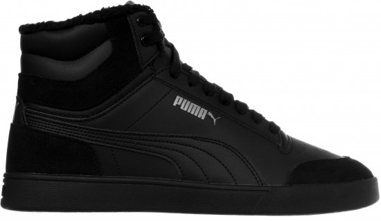 Puma Shuffle Mid Fur Shoes Black - Herresko 40-52 - 
