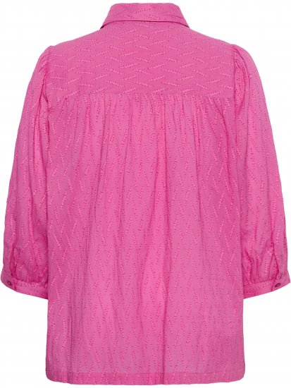 Kaffe Curve Gabby Skjorte med forkortede ermer Rosa - Skjorter - 
