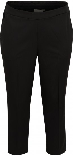 Kaffe Curve Sakira Cropped-bukser Svart - Jeans & Bukser i Store Størrelser – Plus Size - 