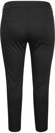 Kaffe Curve Leana Chinobukser 7/8 Svart - Jeans & Bukser i Store Størrelser – Plus Size - 