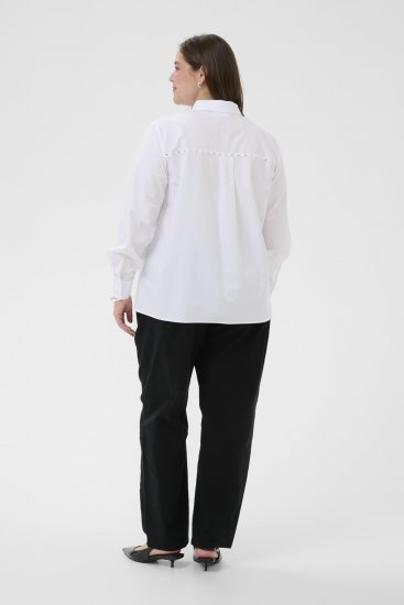 Kaffe Curve Janni Shirt Optical White - Skjorter - 