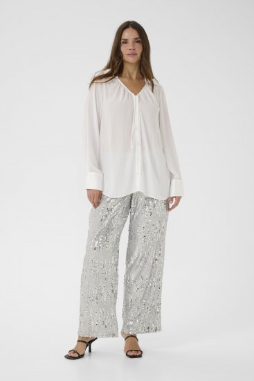 Kaffe Curve Gina Shirt White - Skjorter - 