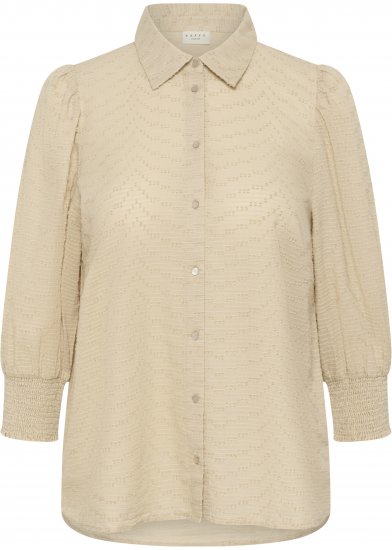 Kaffe Curve Penelopia Shirt Feather Grey - Skjorter - 