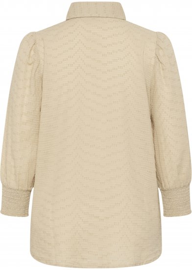 Kaffe Curve Penelopia Shirt Feather Grey - Skjorter - 