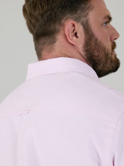 D555 Richard Langermet Oxfordskjorte TALL Rosa - TALL skjorter - 