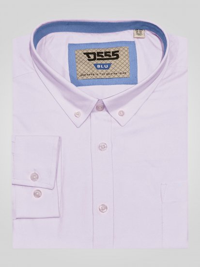D555 Richard Langermet Oxfordskjorte TALL Rosa - TALL skjorter - 