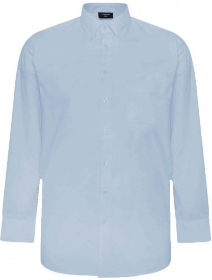 Espionage SH150 Plain Long Sleeve Shirt Blue - Skjorter med lange ermer - 
