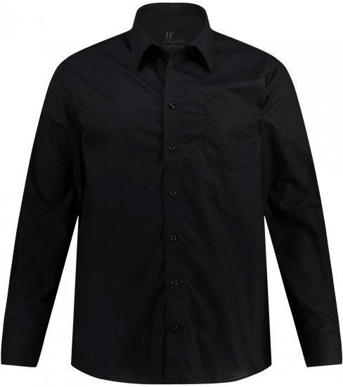 JP1880 Comfort Fit with Chest Pocket Shirt TALL Black - TALL skjorter - 