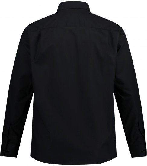JP1880 Comfort Fit with Chest Pocket Shirt TALL Black - TALL skjorter - 