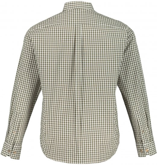 JP1880 Shirt Checked Traditional Long Sleeve Olive Green - Festklær - Festklær – For å feire stilfullt og komfortabelt