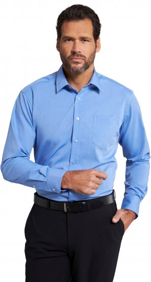 JP1880 Shirt Business Comfort Fit Light Blue TALL - HERREKLÆR MT-6XLT - Klær for høye menn