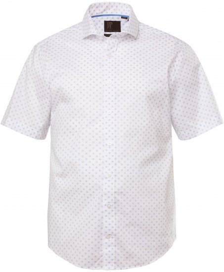 JP1880 Business Modern Fit Short Sleeve Shirt TALL Off-White - TALL skjorter - 