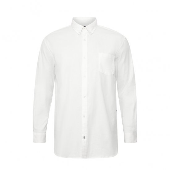 North Latitude Oxford Shirt White - Skjorter - Store skjorter - 2XL-8XL