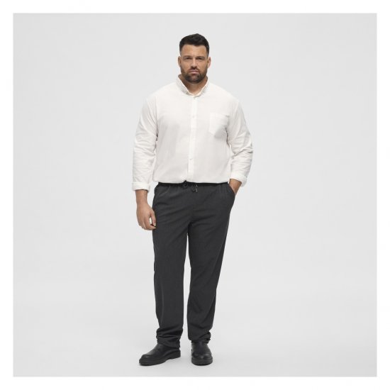 North Latitude Oxford Shirt White - Skjorter - Store skjorter - 2XL-8XL