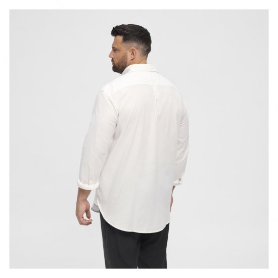 North Latitude Oxford Shirt White - Skjorter - Store skjorter - 2XL-8XL