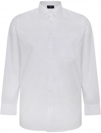 Espionage SH150 Long Sleeve Shirt White - Skjorter - Store skjorter - 2XL-8XL