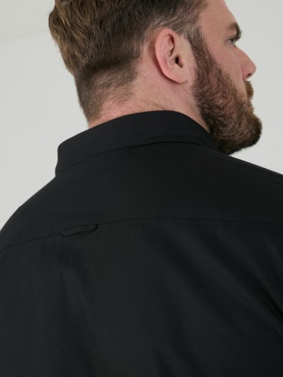 D555 James Kortermet Oxfordskjorte TALL Svart - TALL skjorter - 