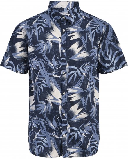 Jack & Jones Honolulu Short Sleeve Resort Shirt - Kortermede skjorter - Kortermede Skjorter Store Størrelser
