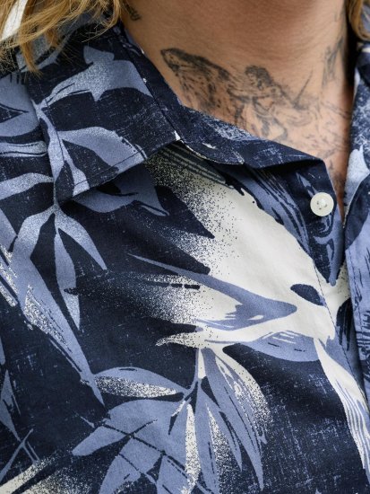Jack & Jones Honolulu Short Sleeve Resort Shirt - Kortermede skjorter - Kortermede Skjorter Store Størrelser