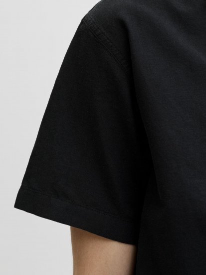 Jack & Jones Breeze Linen Short Sleeve Shirt Black - Skjorter - Store skjorter - 2XL-8XL