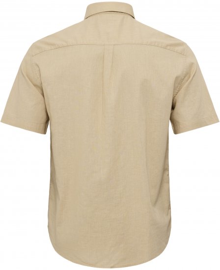 North Latitude 51106 Short Sleeve Shirt Sand - Kortermede skjorter - Kortermede Skjorter Store Størrelser