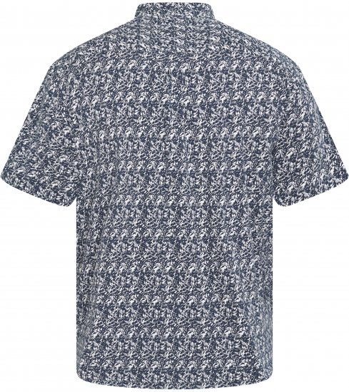 North Latitude 61114 All-Over Print Jerseypiké Marineblå - Skjorter - Store skjorter - 2XL-8XL