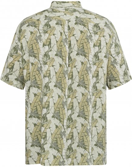 North Latitude 61310 All-Over Print Viskoseskjorte Olivengrønn - Skjorter - Store skjorter - 2XL-8XL