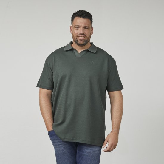 North Latitude 61346 V-hals Pikétrøye Mørkgrønn - Polo- & piqueskjorter - Poloskjorte i store størrelser - 2XL-8XL