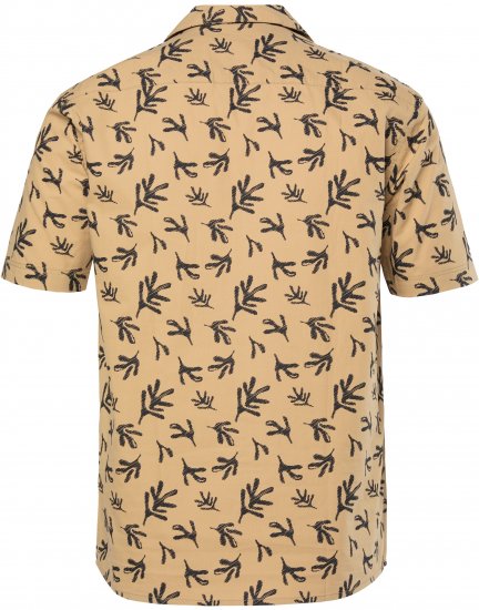 JP1880 Boxy Cuba Short Sleeve Shirt Camel - Skjorter - Store skjorter - 2XL-8XL