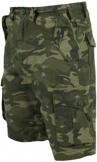 D555 Camaro Camo Printed Cargo Shorts Khaki - Shorts - Store shorts - W40-W60