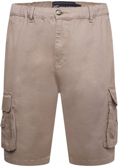 Kam Jeans 3404 Cargo Shorts Beige - Shorts - Store shorts - W40-W60