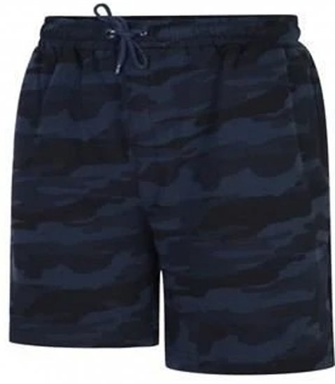Espionage LW134 Camoflaged Shorts Navy - Sweatbukser og-shorts - Sweatbukser og Sweatshorts 2XL-12XL