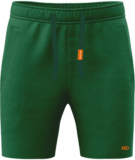Motley Denim Paris Sweatshorts Racing Green - Sweatbukser og-shorts - Sweatbukser og Sweatshorts 2XL-12XL