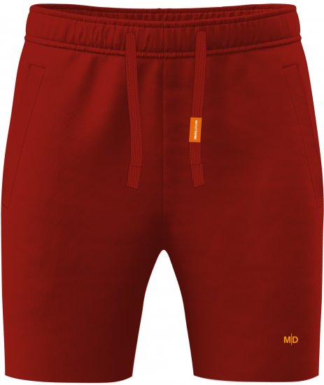 Motley Denim Paris Sweatshorts Red - Sweatbukser og-shorts - Sweatbukser og Sweatshorts 2XL-12XL