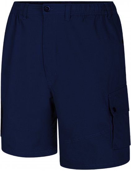 Espionage ST066 Stretch Poplin Cargo Shorts Dark Navy - Shorts - Store shorts - W40-W60