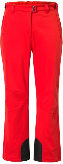 Ulla Popken Softshell Trousers Waterproof Zip Pockets Snow Gaiters Salsa - Jeans & Bukser i Store Størrelser – Plus Size - Jeans og bukser, EU 42-70