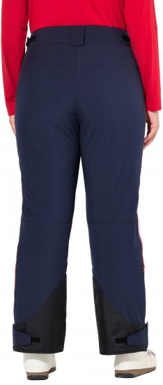 Ulla Popken Performance Trousers Waterproof Zip Pockets Snow Gaiter Navy - Jeans & Bukser i Store Størrelser – Plus Size - Jeans og bukser, EU 42-70
