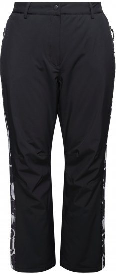 Ulla Popken Hyprar Functional Trousers Waterproof Velcro Closure Snow Gaiter Black - Jeans & Bukser i Store Størrelser – Plus Size - Jeans og bukser, EU 42-70