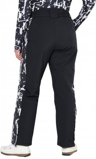 Ulla Popken Hyprar Functional Trousers Waterproof Velcro Closure Snow Gaiter Black - Jeans & Bukser i Store Størrelser – Plus Size - Jeans og bukser, EU 42-70