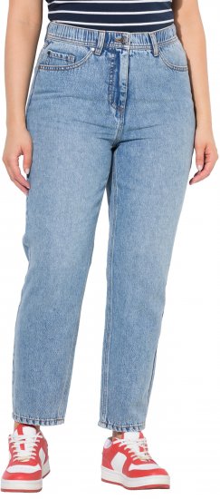 Ulla Popken Lyocell Blend Stretch Fit Jeans Mid Blue Denim - Jeans & Bukser i Store Størrelser – Plus Size - Jeans og bukser, EU 42-70