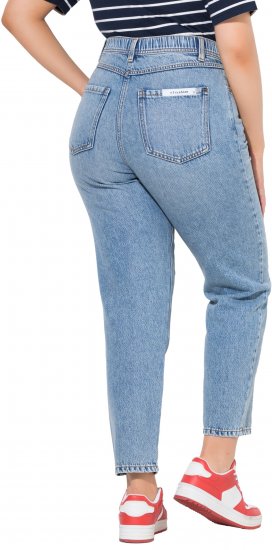 Ulla Popken Lyocell Blend Stretch Fit Jeans Mid Blue Denim - Jeans & Bukser i Store Størrelser – Plus Size - Jeans og bukser, EU 42-70