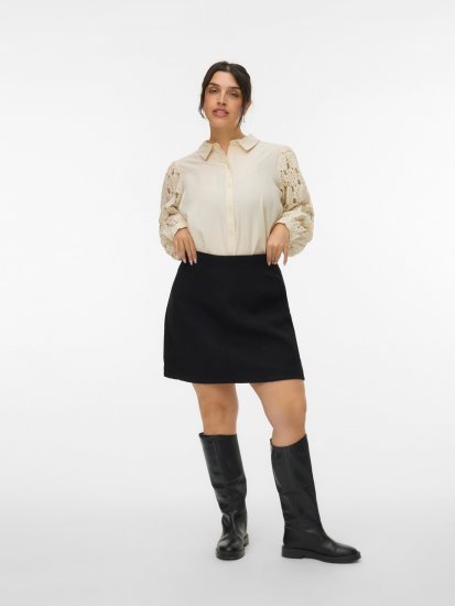 Vero Moda Fortune Eallison Short Skirt Black - Skjørt - 